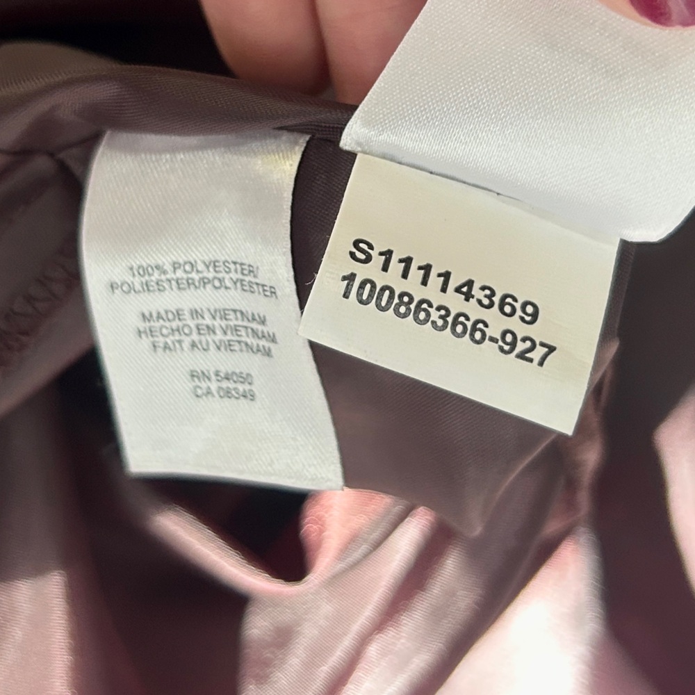 NWT JONES WEAR Babydoll Brown Chiffon Midi Dress Cocktail Fairy Y2K Formal Sz 14 - Picture 15 of 15